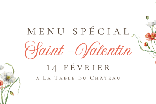 Menu saint-valentin