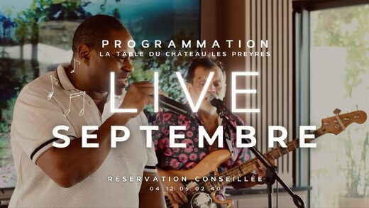 LIVE&#x20;SEPTEMBRE&#x20;&amp;&#x23;8211&#x3B;&#x20;Programmation
