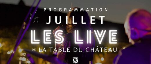 LIVE JUILLET – programmation