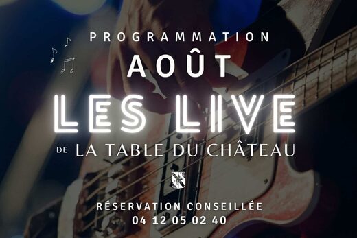 LIVE D&#8217;AOÛT &#8211; Château Les Preyres